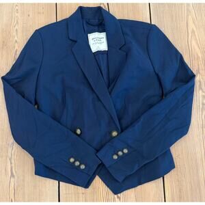 Women's Abercrombie & Fitch Navy Blazer Small